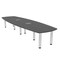 Skutchi Designs 45 in W, 120 in L, 29 in H, Engineered Wood Top, Grey H-ABOT-46119PT-AN-EL - alternate 1